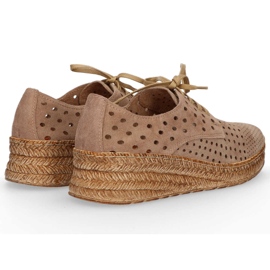 Filippo 20071 Velour Taupe kengät ruskea 2