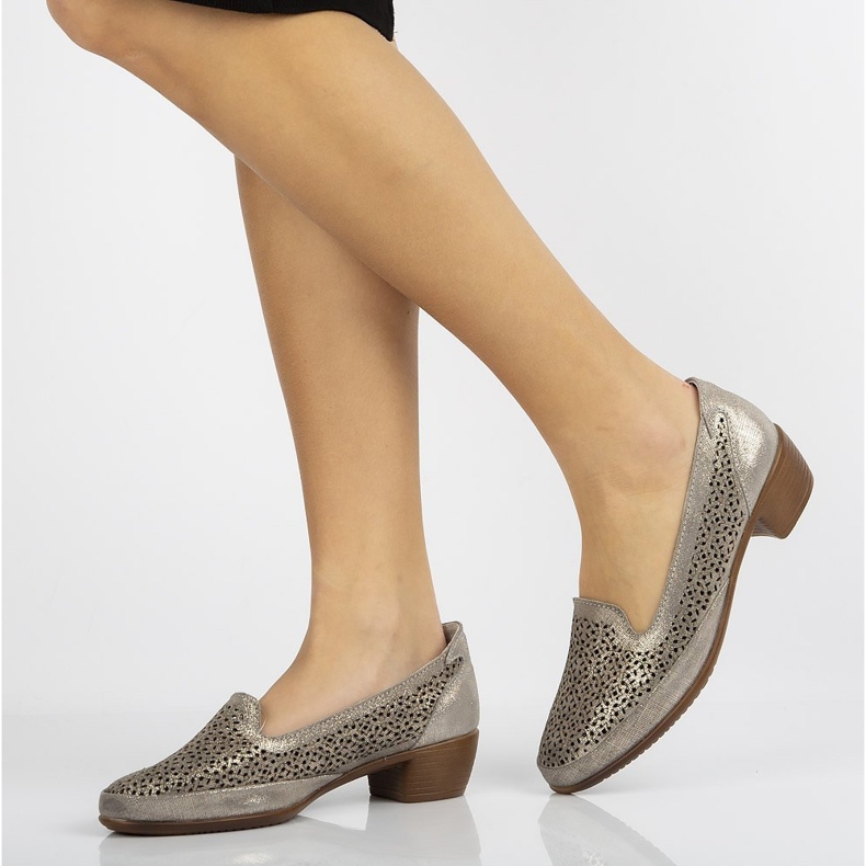 Nahkakengät Filippo DP1405 / 20 Gr harmaa 1