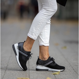 Nahkaiset tennarit Filippo DP1388 / 20 Bk mustat 2