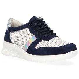 Filippo DP1389 / 20 Wh Nv White Navy kengät valkoinen tummansininen keltainen 2