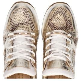 Filippo 460 Golden R2 valkoiset kengät valkoinen kultainen 1