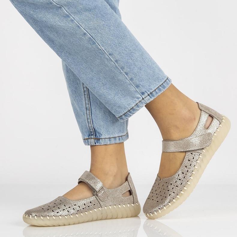 Nahkakengät Filippo DP1262 / 20 Si hopea 1