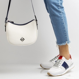 Nahkakengät Filippo DP1265 / 20 Wh Nv valkoinen laivastonsininen keltainen 1