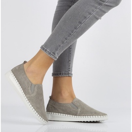 Nahkakengät Filippo DP063 / 20 Gr harmaa 1