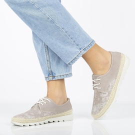 Nahkakengät Filippo DP701 / 20 Beige 1