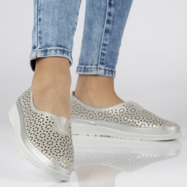 Filippo DP1400 / 20 Si Hopeakengät khaki harmaa vihreä 1