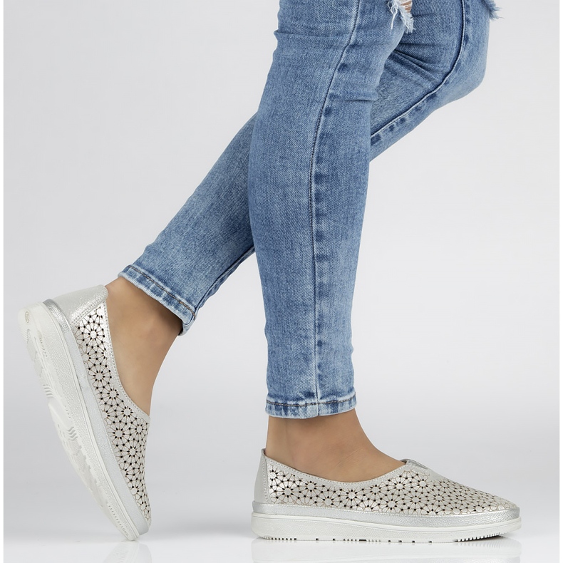 Filippo DP1400 / 20 Si Hopeakengät khaki harmaa vihreä 2