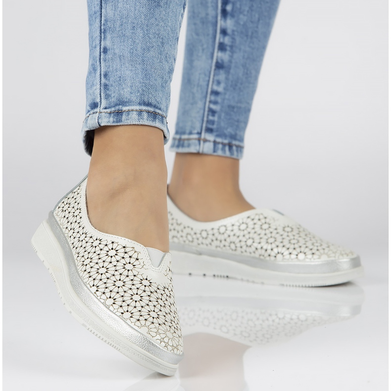 Filippo DP1400 / 20 Wh Valkoiset kengät valkoinen khaki vihreä 1