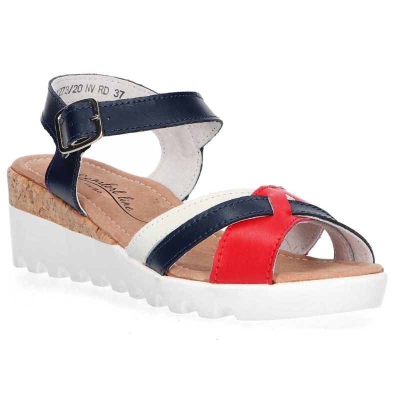 Filippo DS1273 / 20 Nv Rd Navy Red sandaalit valkoinen punainen tummansininen 1