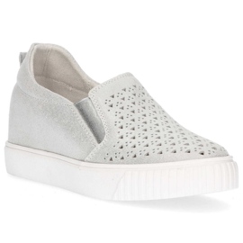 Nahkakengät Filippo DP1398 / 20 Si hopea 2