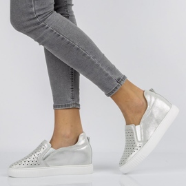 Nahkakengät Filippo DP1398 / 20 Si hopea 1