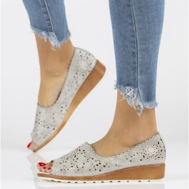 Filippo DP1399 / 20 Si Hopeakengät harmaa 1