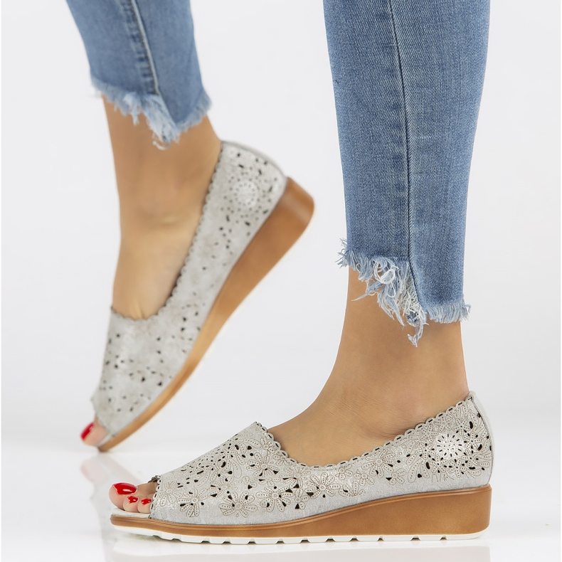 Filippo DP1399 / 20 Si Hopeakengät harmaa 1