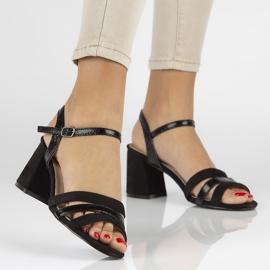 Filippo DS1284 / 20 Bk mustat sandaalit 1