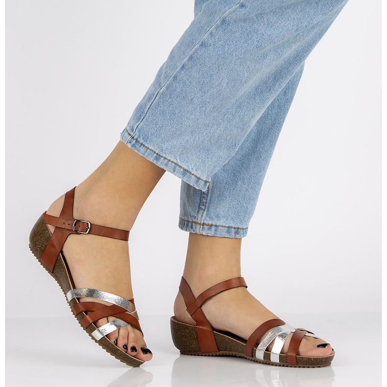 Nahkasandaalit Filippo DS1333 / 20 Br ruskea 1