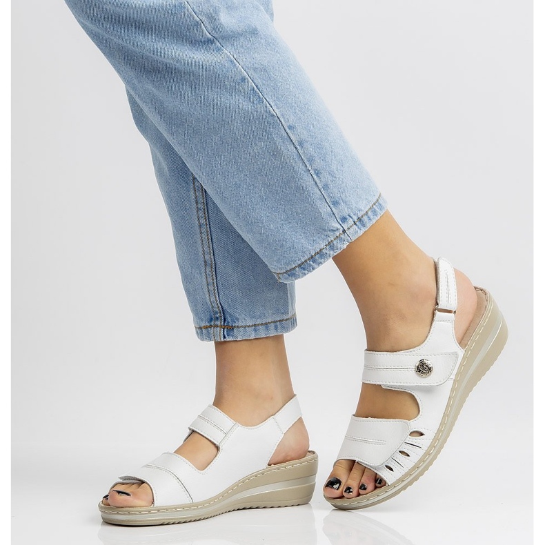 Filippo DS1402 / 20 Wh Valkoiset sandaalit valkoinen 2