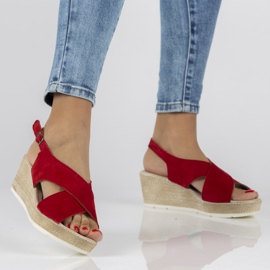 Filippo DS1331 / 20 Rd punaiset sandaalit punainen 2