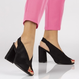 Filippo DS1292 / 20 Bk Mustat sandaalit 1