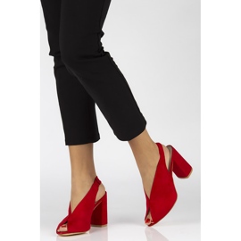 Filippo DS1292 / 20 Rd punaiset sandaalit punainen 1