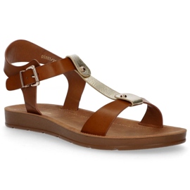 Filippo DS105 / 20 Br ruskeat sandaalit keltainen 1