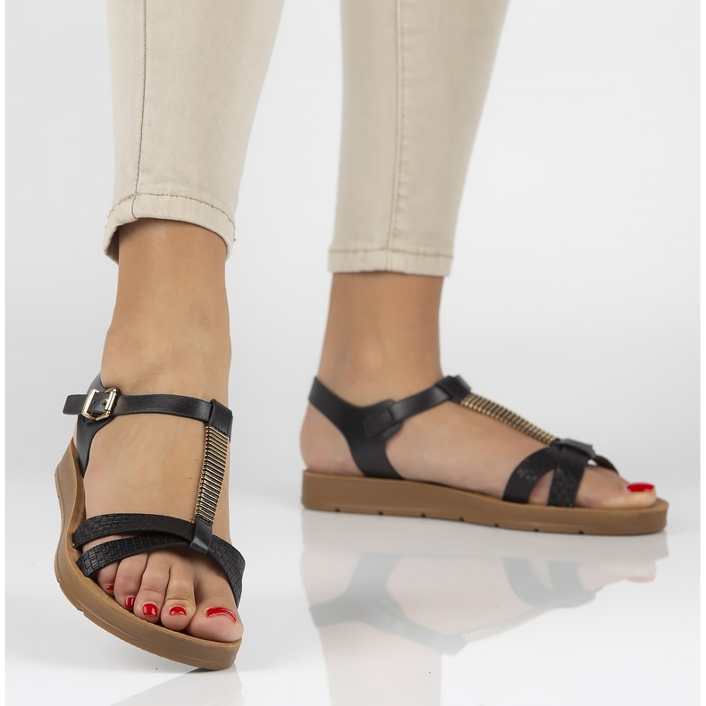 Filippo DS802 / 20 Bk Mustat sandaalit 2