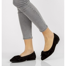 Nahkabalerinat Filippo DP1329 / 20 Bk musta 1