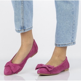 Nahkaballerinat Filippo DP1329 / 20 Fh pinkki vaaleanpunainen 2