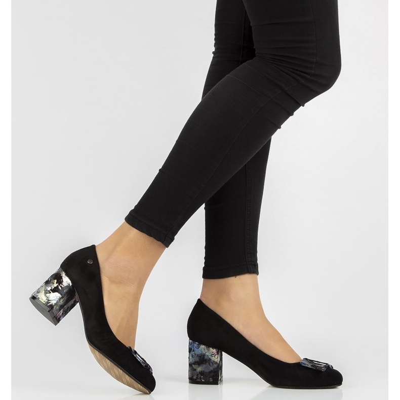 Filippo DP1559 / 20 Bk Fl mustat pumput harmaa 2