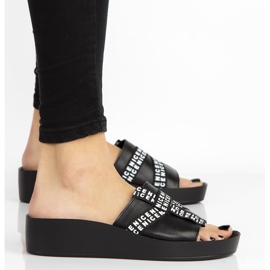 Nahkaiset tossut Filippo DK2061 / 21 Bk mustat 2