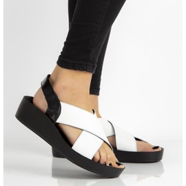 Nahkasandaalit Filippo DS2060 / 21 Wh valkoinen 1