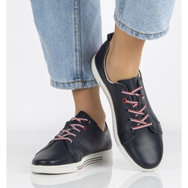 Nahkakengät Filippo DP008 / 21 Nv laivastonsininen 2