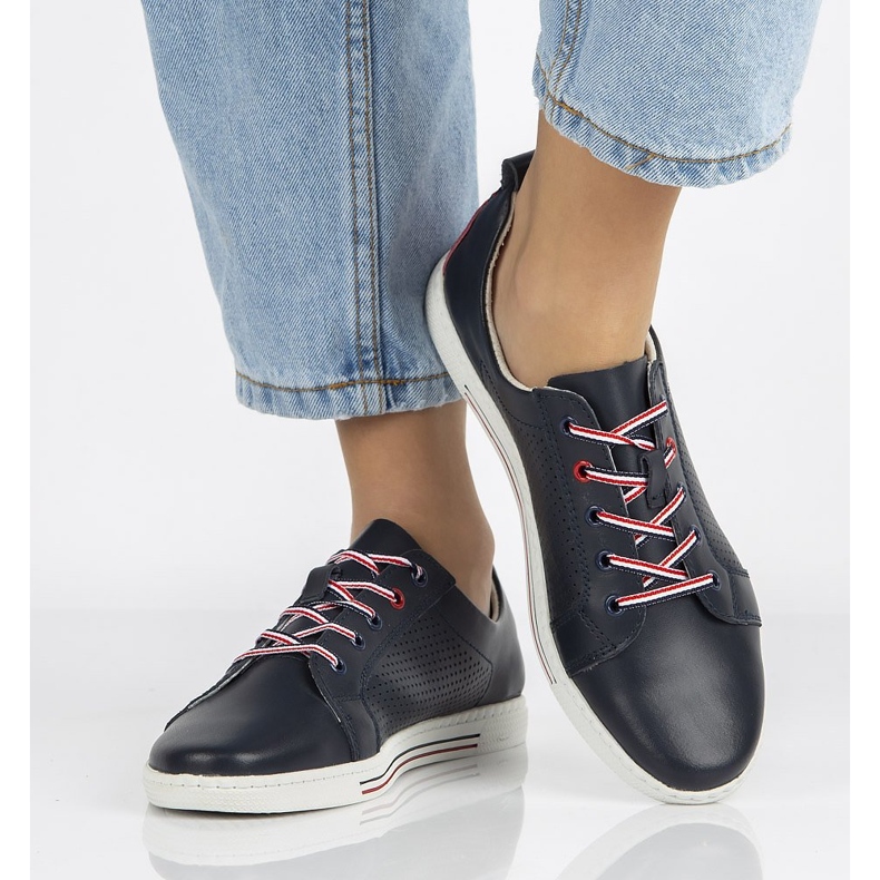 Nahkakengät Filippo DP008 / 21 Nv laivastonsininen 2