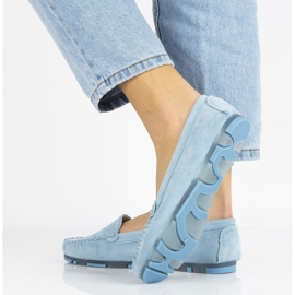 Nahkahousut Filippo DP2037 / 21 Bl sininen 2