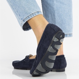 Nahkahousut Filippo DP1202 / 21 Nv laivastonsininen 2