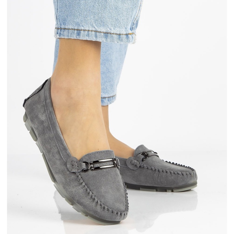 Nahkahousut Filippo DP1202 / 21 Gr harmaa 2