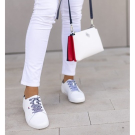 Nahkakengät Filippo DP2154 / 21 Wh valkoinen 2