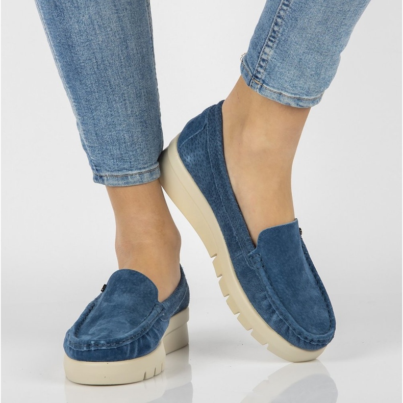 Nahkahousut Filippo DP2031 / 21 Bl sininen 1