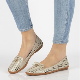 Nahkainen harjakattoiset herrat Filippo DP2034 / 21 Go golden kultainen 2