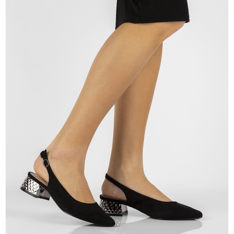 FILIPPO DP2095 / 21 Bk Mustat korkokengät 1