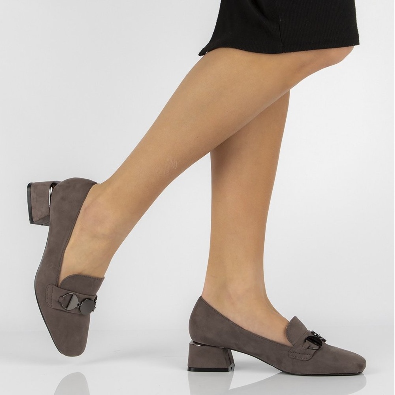 Korkokengät FILIPPO DP2097 / 22 Gr harmaa 1