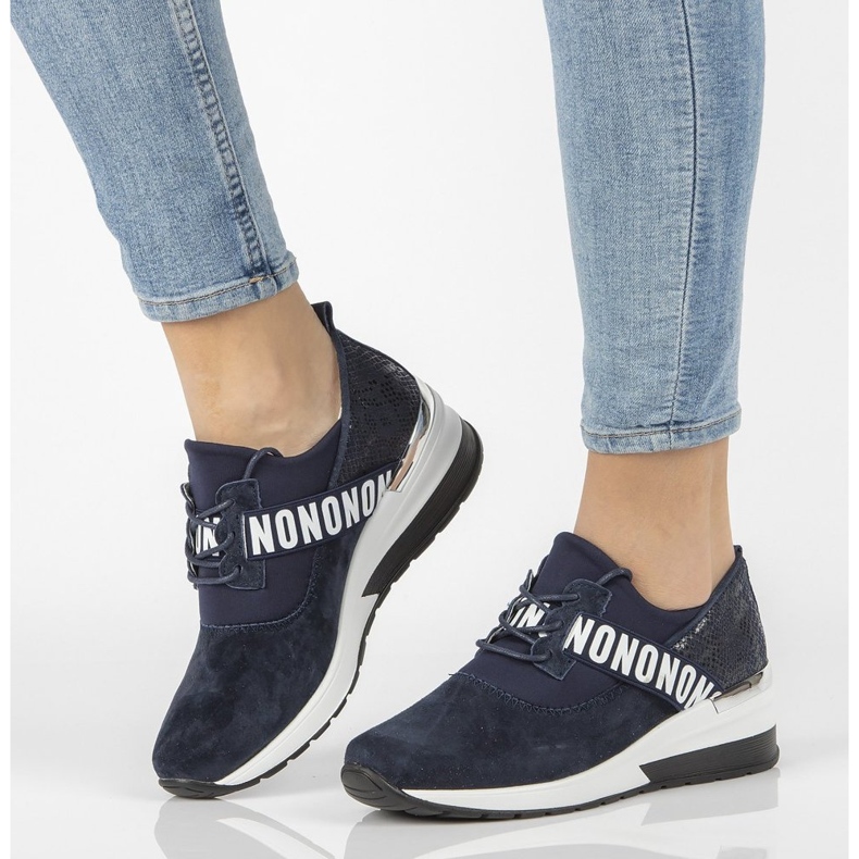 Nahkalenkkarit Filippo DP1388 / 21 Nv laivastonsininen 1