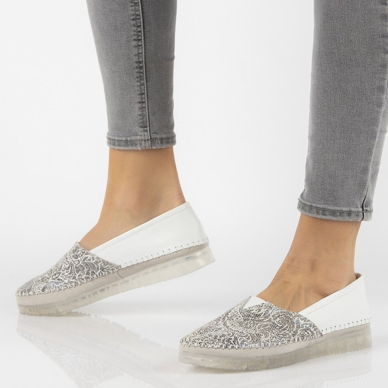 Nahkakengät Filippo DP2147 / 21 Wh valkoinen monivärinen 1