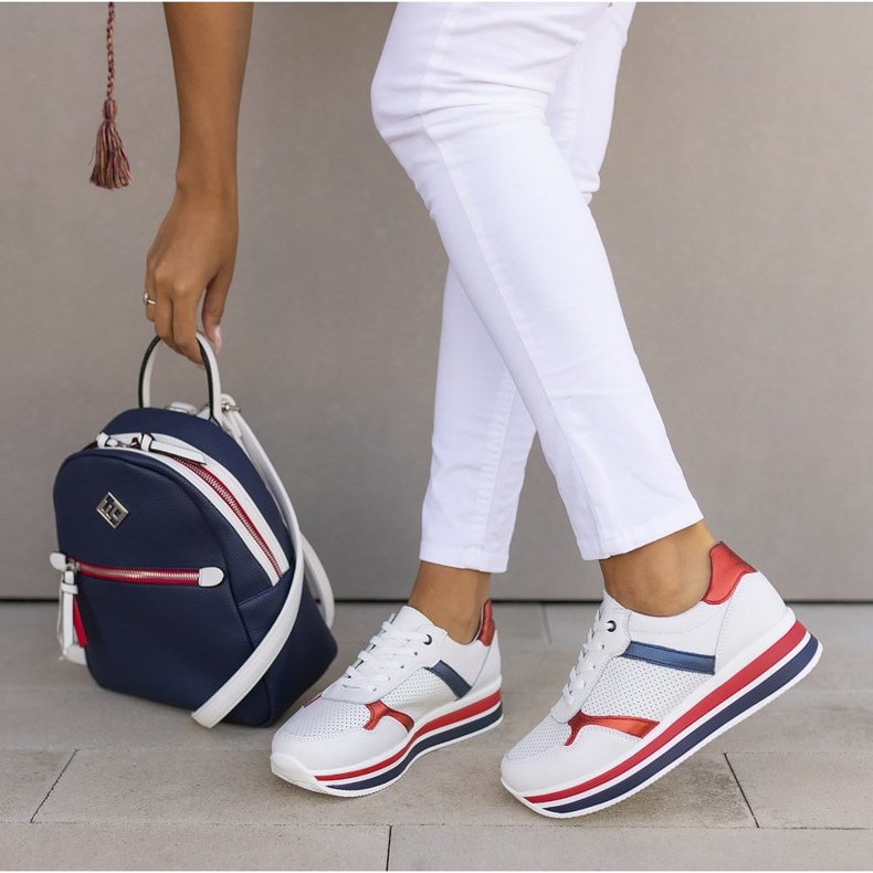 Nahkalenkkarit Filippo DP2004 / 21 Wh valkoinen 1