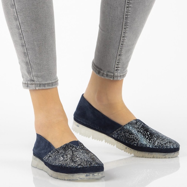 Nahkakengät Filippo DP2147 / 21 Nv laivastonsininen monivärinen 1