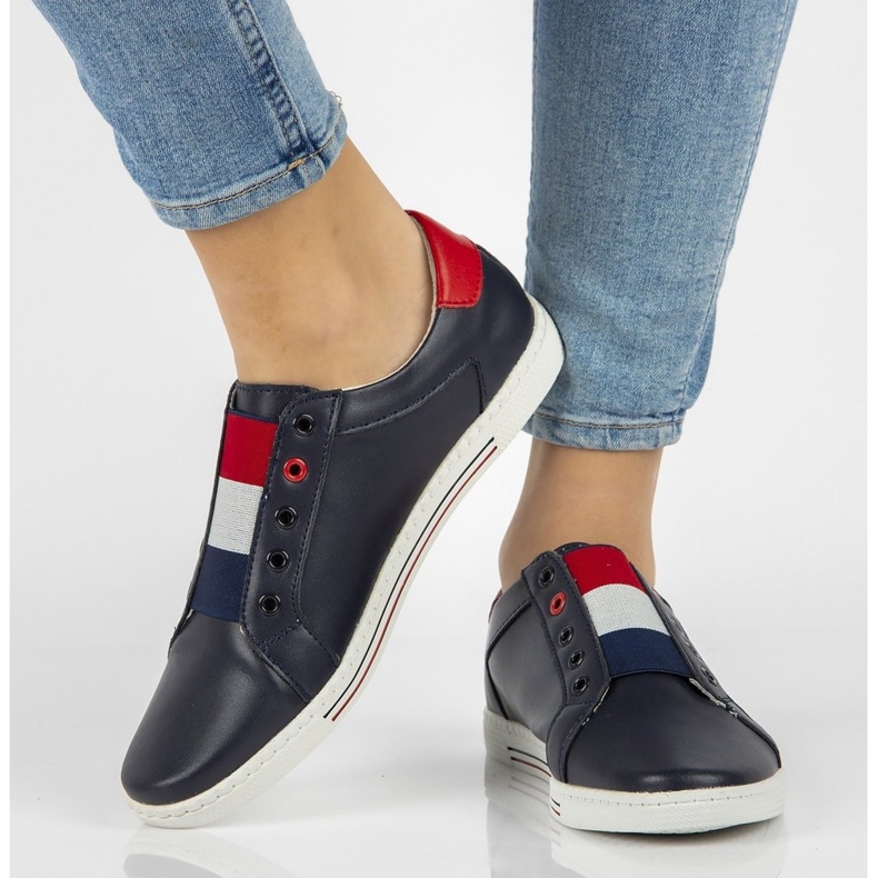 Nahkakengät Filippo DP2155 / 21 Nv laivastonsininen 1