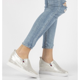 Nahkakengät Filippo DP1356 / 21 Si hopea 1