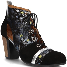 Nahkakengät Filippo 03938-01 Musta 1