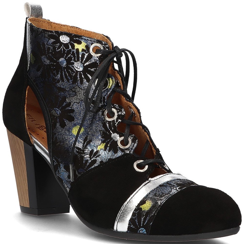 Nahkakengät Filippo 03938-01 Musta 1