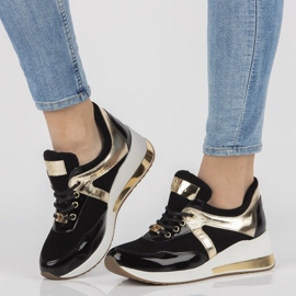 Nahkaiset lenkkarit Filippo 086 mustat 1