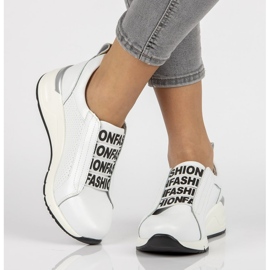 Nahkalenkkarit Filippo DP2053 / 21 Wh valkoinen 1